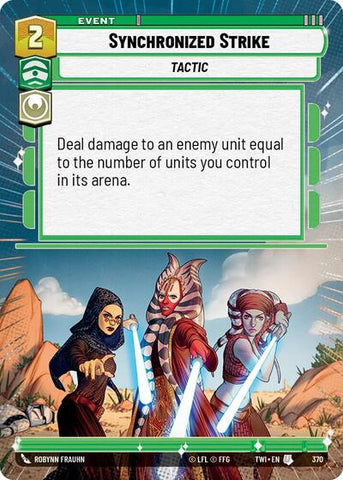 Synchronized Strike - Hyperspace - Foil (Twilight of the Republic)(TWI-370/519)(U)