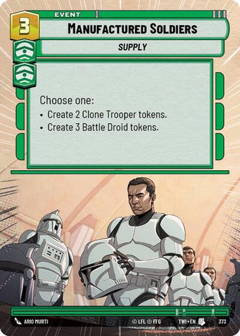Manufactured Soldiers - Hyperspace - Foil (Twilight of the Republic)(TWI-373/519)(U)