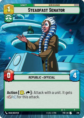 Steadfast Senator - Hyperspace - Foil (Twilight of the Republic)(TWI-376/519)(U)