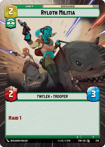 Ryloth Militia - Hyperspace - Foil (Twilight of the Republic)(TWI-378/519)(C)