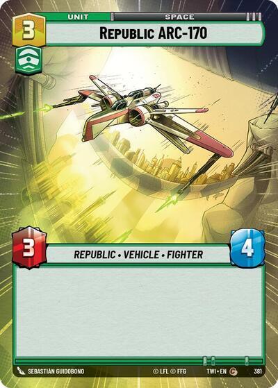 Republic ARC-170 - Hyperspace (Twilight of the Republic)(TWI-381/519)(C)