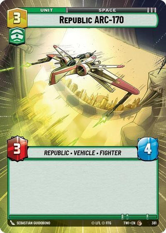 Republic ARC-170 - Hyperspace (Twilight of the Republic)(TWI-381/519)(C)