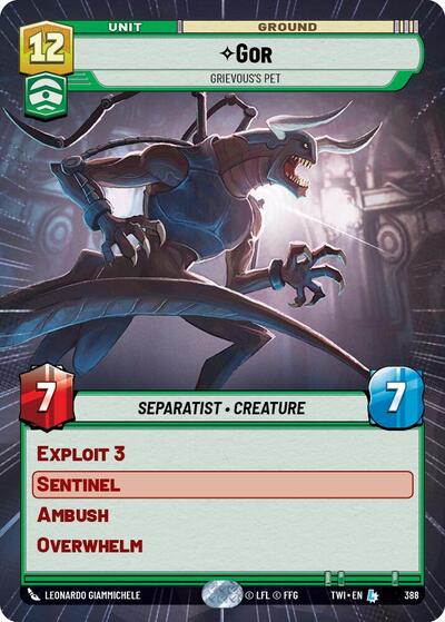 Gor, Grievous's Pet - Hyperspace (Twilight of the Republic)(TWI-388/519)(L)