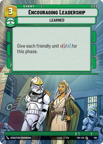 Encouraging Leadership - Hyperspace - Foil (Twilight of the Republic)(TWI-394/519)(C)