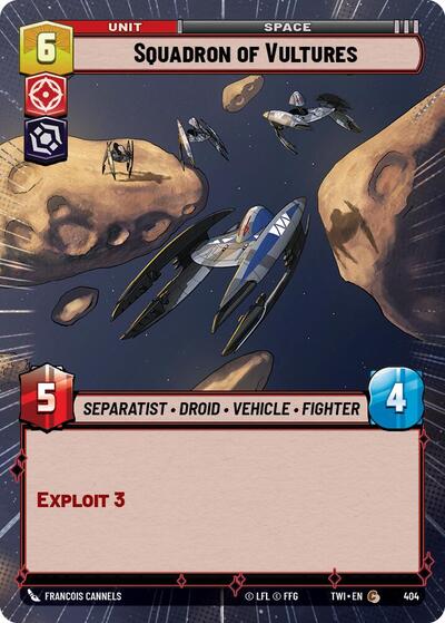 Squadron of Vultures - Hyperspace - Foil (Twilight of the Republic)(TWI-404/519)(C)