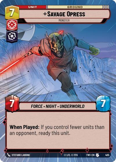 Savage Opress, Monster - Hyperspace (Twilight of the Republic)(TWI-405/519)(U)