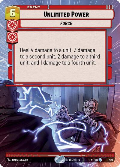 Unlimited Power - Hyperspace - Foil (Twilight of the Republic)(TWI-423/519)(L)