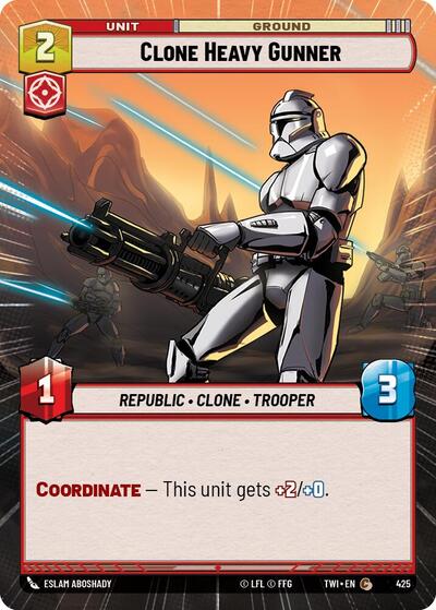 Clone Heavy Gunner - Hyperspace (Twilight of the Republic)(TWI-425/519)(C)