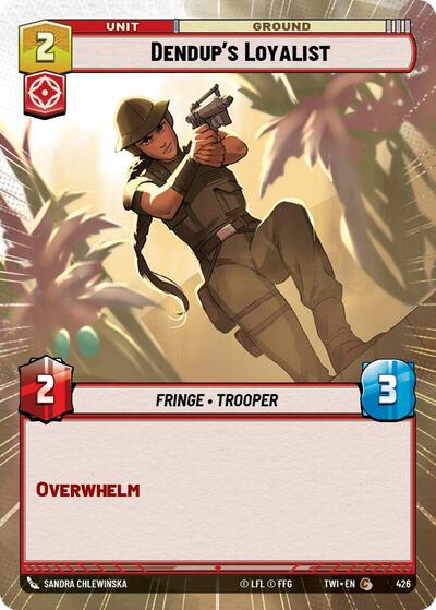 Dendup's Loyalist - Hyperspace - Foil (Twilight of the Republic)(TWI-426/519)(C)