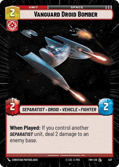 Vanguard Droid Bomber - Hyperspace - Foil (Twilight of the Republic)(TWI-427/519)(C)