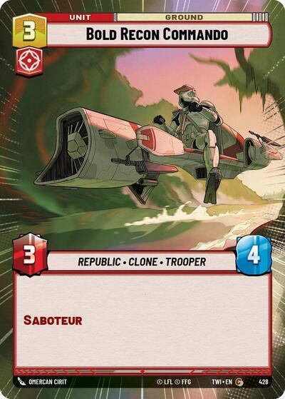 Bold Recon Commando - Hyperspace (Twilight of the Republic)(TWI-428/519)(C)