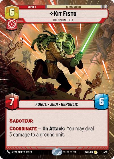 Kit Fisto, The Smiling Jedi - Hyperspace (Twilight of the Republic)(TWI-432/519)(R)