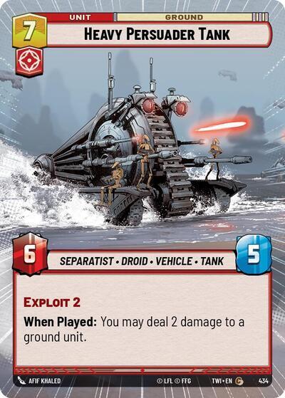 Heavy Persuader Tank - Hyperspace (Twilight of the Republic)(TWI-434/519)(C)