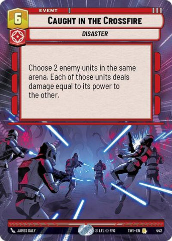 Caught in the Crossfire - Hyperspace (Twilight of the Republic)(TWI-442/519)(R)