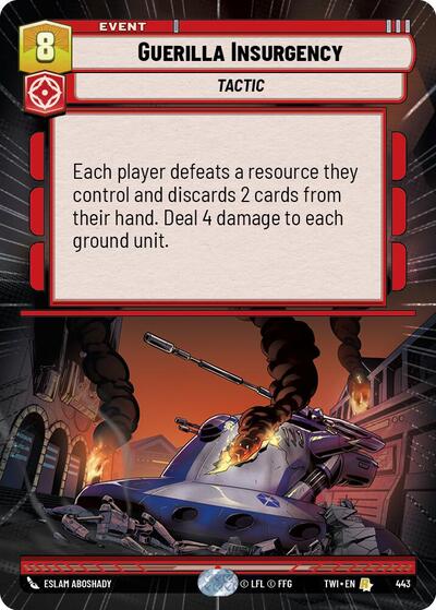 Guerilla Insurgency - Hyperspace - Foil (Twilight of the Republic)(TWI-443/519)(R)