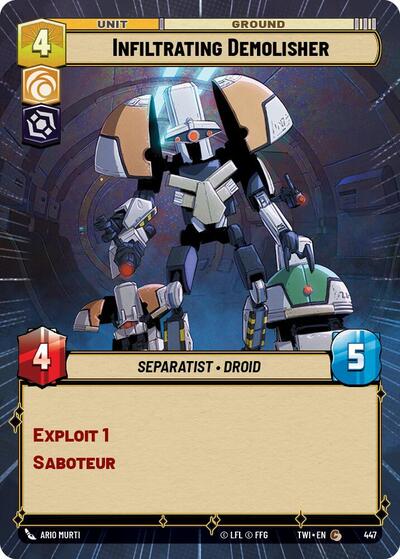 Infiltrating Demolisher - Hyperspace (Twilight of the Republic)(TWI-447/519)(C)