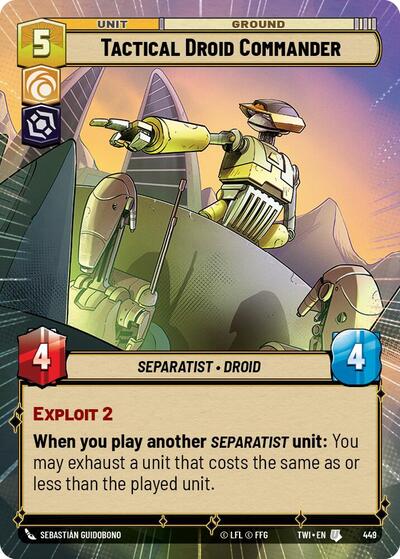 Tactical Droid Commander - Hyperspace - Foil (Twilight of the Republic)(TWI-449/519)(U)