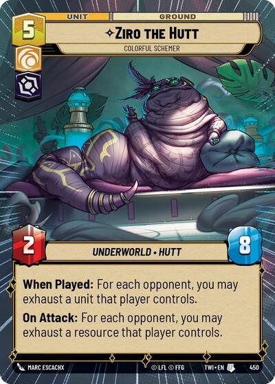 Ziro the Hutt, Colorful Schemer - Hyperspace (Twilight of the Republic)(TWI-450/519)(U)