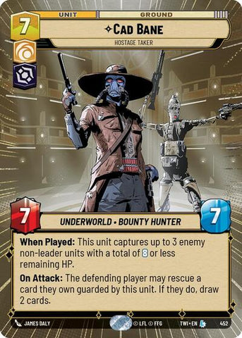 Cad Bane, Hostage Taker - Hyperspace - Foil (Twilight of the Republic)(TWI-452/519)(L)