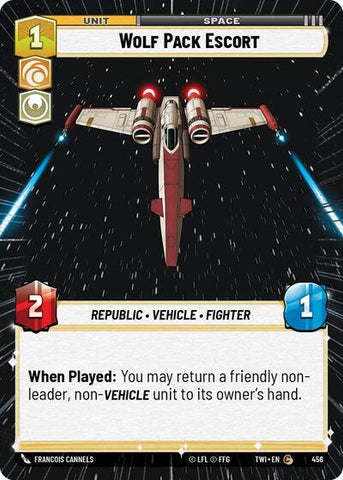 Wolf Pack Escort - Hyperspace - Foil (Twilight of the Republic)(TWI-456/519)(C)