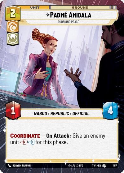 Padmé Amidala, Pursuing Peace - Hyperspace (Twilight of the Republic)(TWI-457/519)(U)
