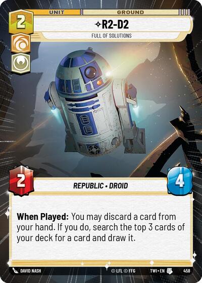 R2-D2, Full of Solutions - Hyperspace (Twilight of the Republic)(TWI-458/519)(U)