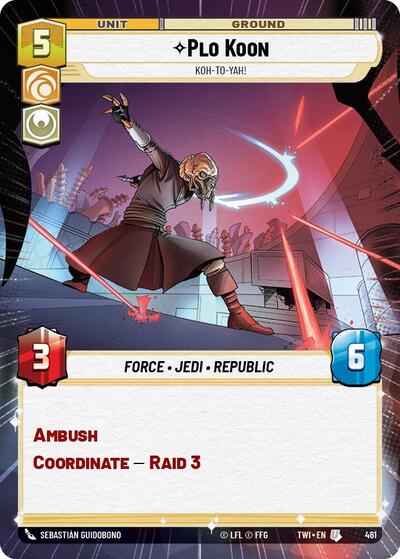 Plo Koon, Koh-to-yah! - Hyperspace (Twilight of the Republic)(TWI-461/519)(U)