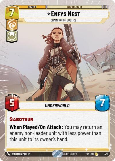 Enfys Nest, Champion of Justice - Hyperspace (Twilight of the Republic)(TWI-463/519)(R)