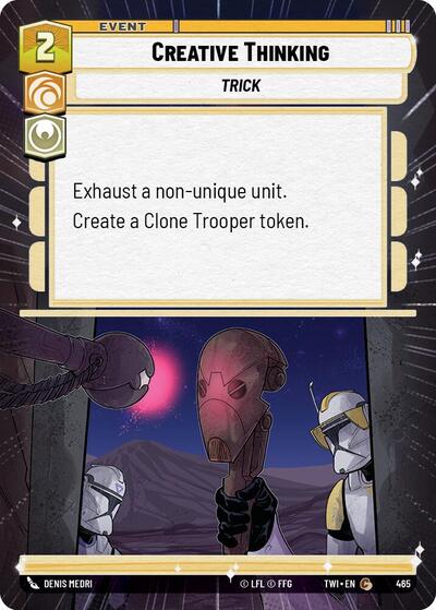 Creative Thinking - Hyperspace - Foil (Twilight of the Republic)(TWI-465/519)(C)