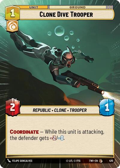 Clone Dive Trooper - Hyperspace (Twilight of the Republic)(TWI-470/519)(C)