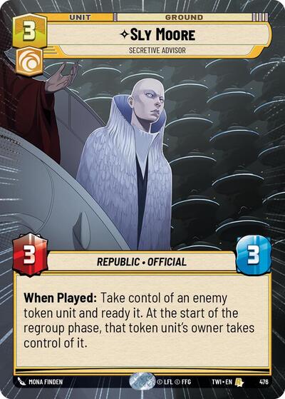 Sly Moore, Secretive Advisor - Hyperspace (Twilight of the Republic)(TWI-476/519)(R)