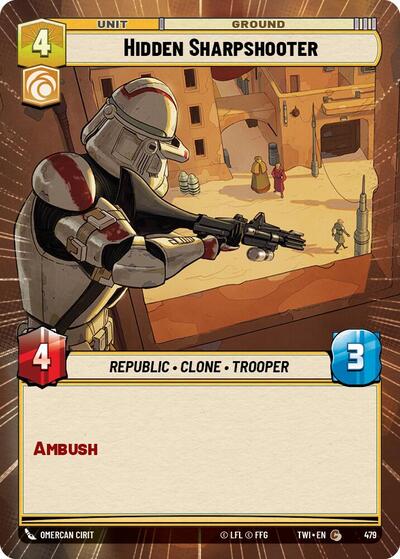 Hidden Sharpshooter - Hyperspace (Twilight of the Republic)(TWI-479/519)(C)