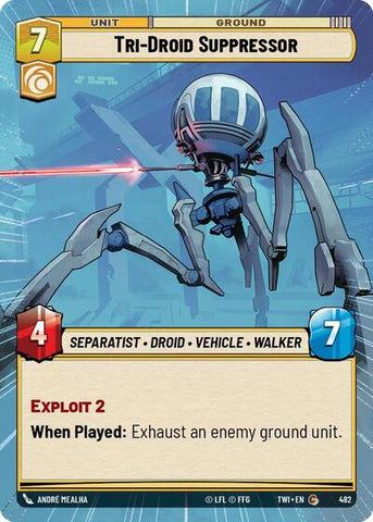 Tri-Droid Suppressor - Hyperspace - Foil (Twilight of the Republic)(TWI-482/519)(C)