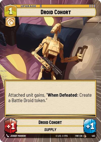 Droid Cohort - Hyperspace - Foil (Twilight of the Republic)(TWI-483/519)(C)