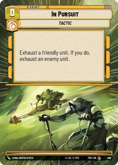 In Pursuit - Hyperspace - Foil (Twilight of the Republic)(TWI-486/519)(C)