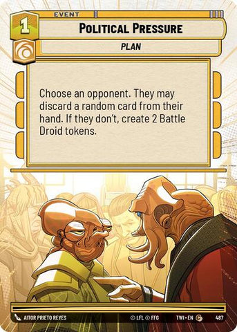 Political Pressure - Hyperspace - Foil (Twilight of the Republic)(TWI-487/519)(C)