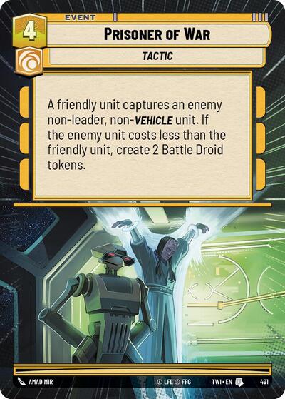 Prisoner of War - Hyperspace (Twilight of the Republic)(TWI-491/519)(U)