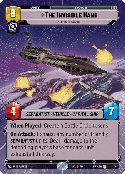 The Invisible Hand, Imposing Flagship - Hyperspace (Twilight of the Republic)(TWI-497/519)(R)