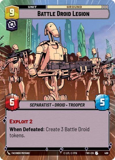 Battle Droid Legion - Hyperspace (Twilight of the Republic)(TWI-498/519)(U)