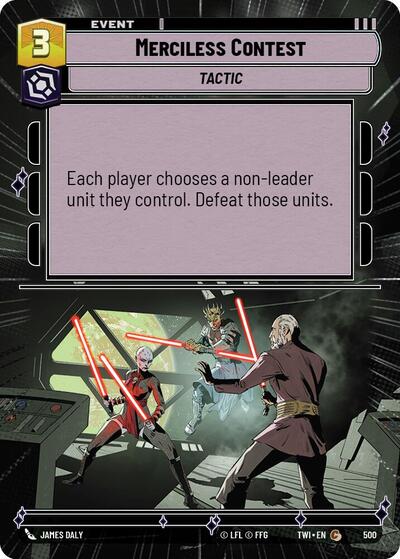 Merciless Contest - Hyperspace (Twilight of the Republic)(TWI-500/519)(C)