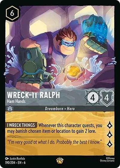 Wreck-It Ralph - Ham Hands (Azurite Sea)(6-190/204)(L)