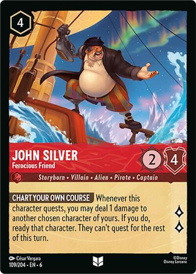 John Silver - Ferocious Friend (Azurite Sea)(6-109/204)(U)