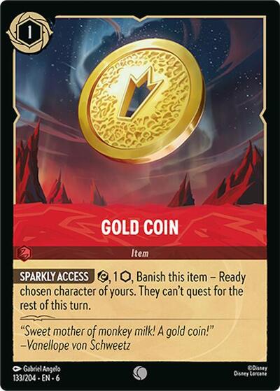 Gold Coin (Azurite Sea)(6-133/204)(C)