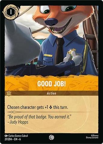 Good Job! - Cold Foil (Azurite Sea)(6-027/204)(C)