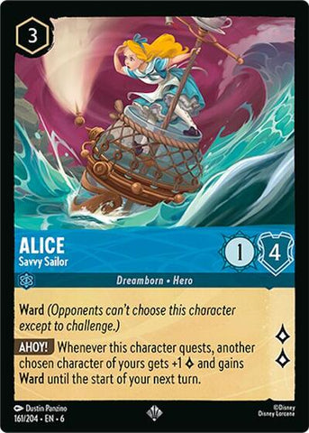 Alice - Savvy Sailor (Azurite Sea)(6-161/204)(SR)