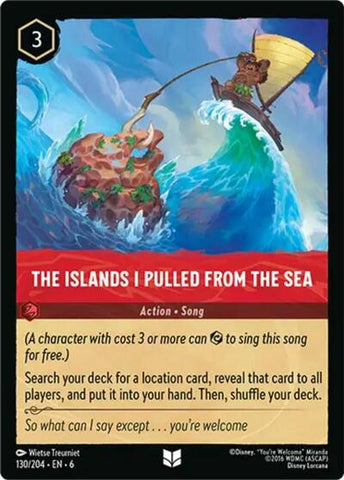 The Islands I Pulled From The Sea - Cold Foil (Azurite Sea)(6-130/204)(U)