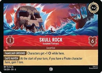 Skull Rock - Isolated Fortress (Azurite Sea)(6-136/204)(C)