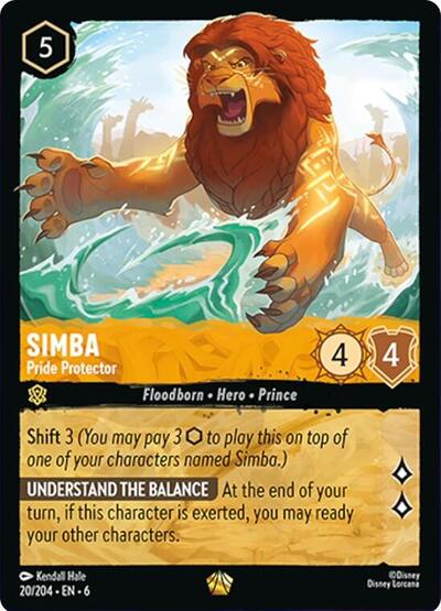Simba - Pride Protector (Azurite Sea)(6-020/204)(L)