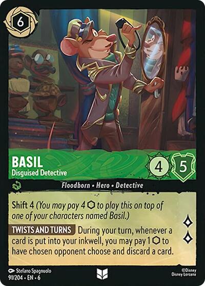 Basil - Disguised Detective (Azurite Sea)(6-091/204)(U)