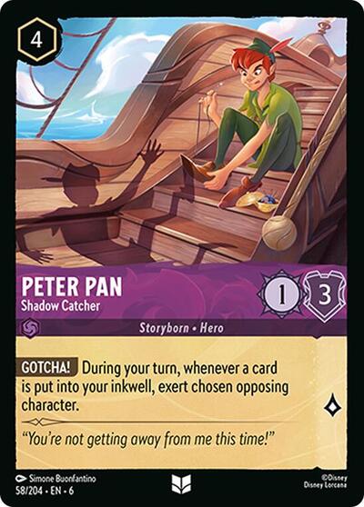 Peter Pan - Shadow Catcher - Cold Foil (Azurite Sea)(6-058/204)(U)